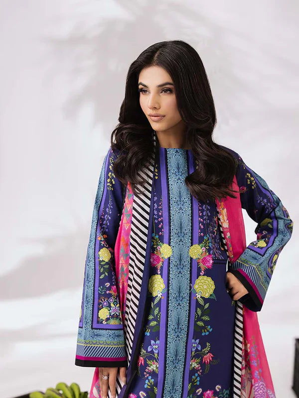 Its 3 piece unstitched Lawn Printed Dress IR-38