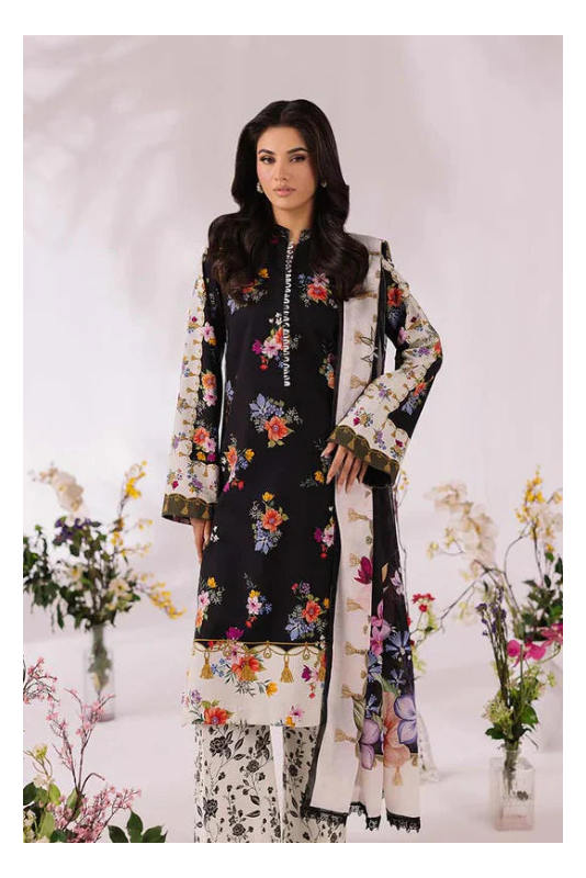 Its 3 piece unstitched Lawn Printed Dress IR-32