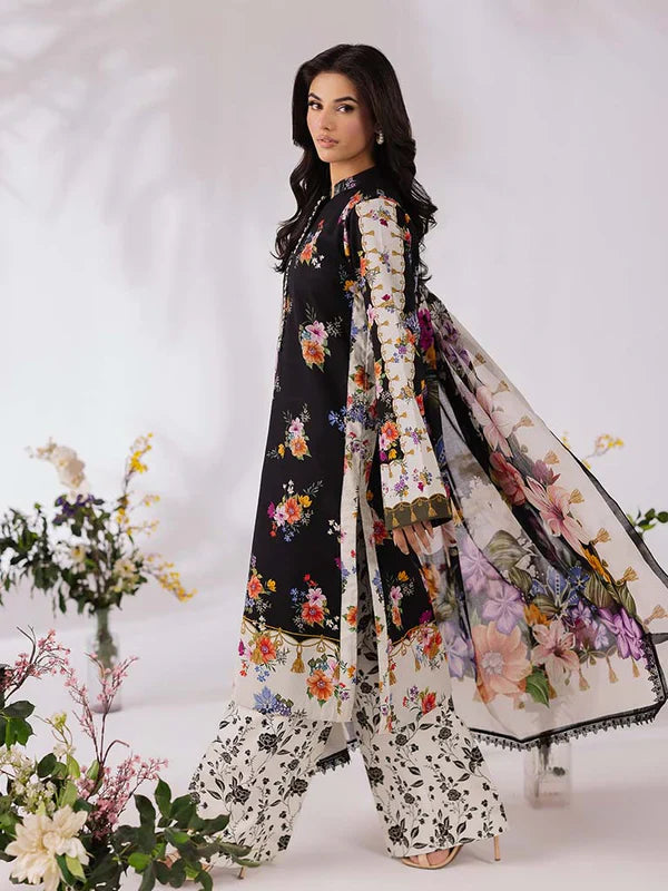 Its 3 piece unstitched Lawn Printed Dress IR-32