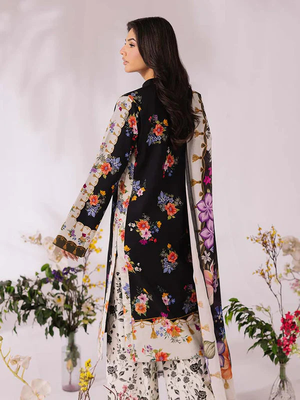 Its 3 piece unstitched Lawn Printed Dress IR-32