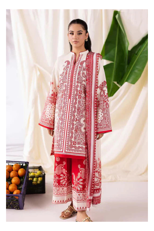Its 3 piece unstitched Lawn Printed Dress IR-29