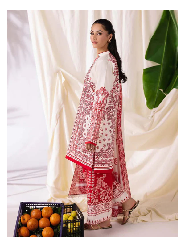 Its 3 piece unstitched Lawn Printed Dress IR-29