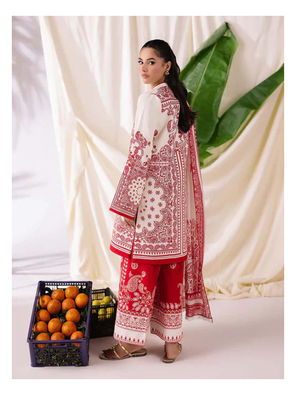 Its 3 piece unstitched Lawn Printed Dress IR-29