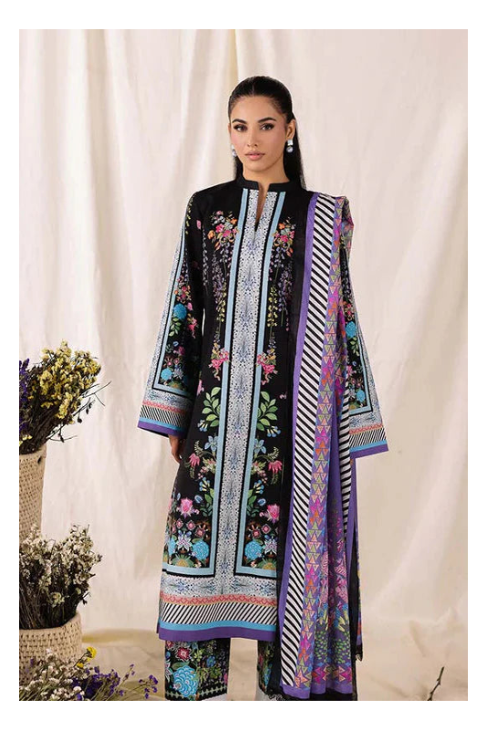 Its 3 piece unstitched Lawn Printed Dress IR-37