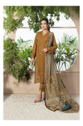 Its 3 piece unstitched Lawn Chikenkari Embroidered Dress IR-42
