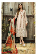 Its 3 piece unstitched Lawn Embroidered Dress IR-52