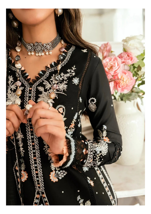 Its 3 Piece Unstitched Embroidered Law Dress IR-17