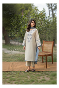 Its 3 piece unstitched Lawn Embroidered Dress IR-23