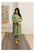 Its 3 piece unstitched Lawn Embroidered Dress IR-18