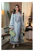 Its 3 Piece Unstitched Chikenkari Embroidered Lawn Dress IR-08