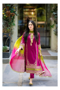 Its 3 piece unstitched Lawn Embroidered Dress IR-15