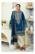 Its 3 piece unstitched Lawn Embroidered Dress IR-49