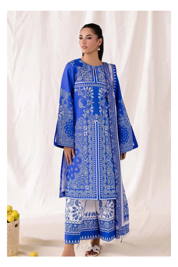 Its 3 piece unstitched Lawn Printed Dress IR-31