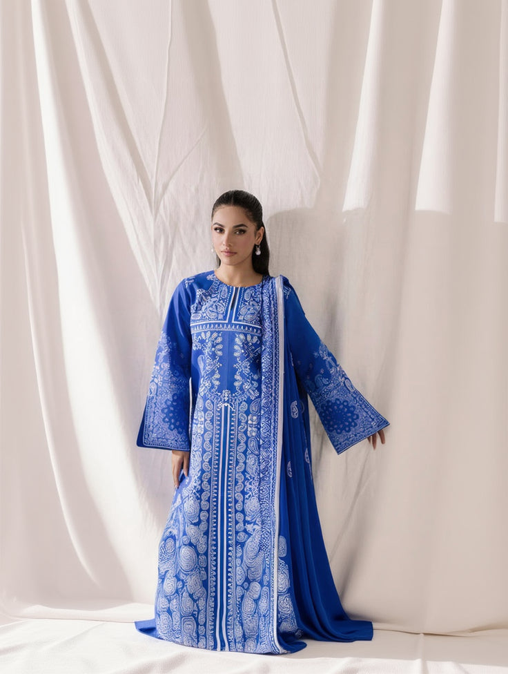 Its 3 piece unstitched Lawn Printed Dress IR-31