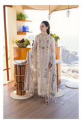 Its 3 Piece Unstitched Chickenkari Embroidered Lawn Dress IR-02