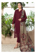 Its 3 piece unstitched Lawn Chikenkari Embroidered Dress IR-41