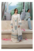 Its 3 Piece Unstitched Chikenkari Embroidered Lawn Dress IR-09