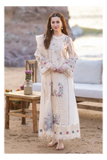 Its 3 Piece Unstitched Chickenkari Embroidered Lawn Dress IR-03