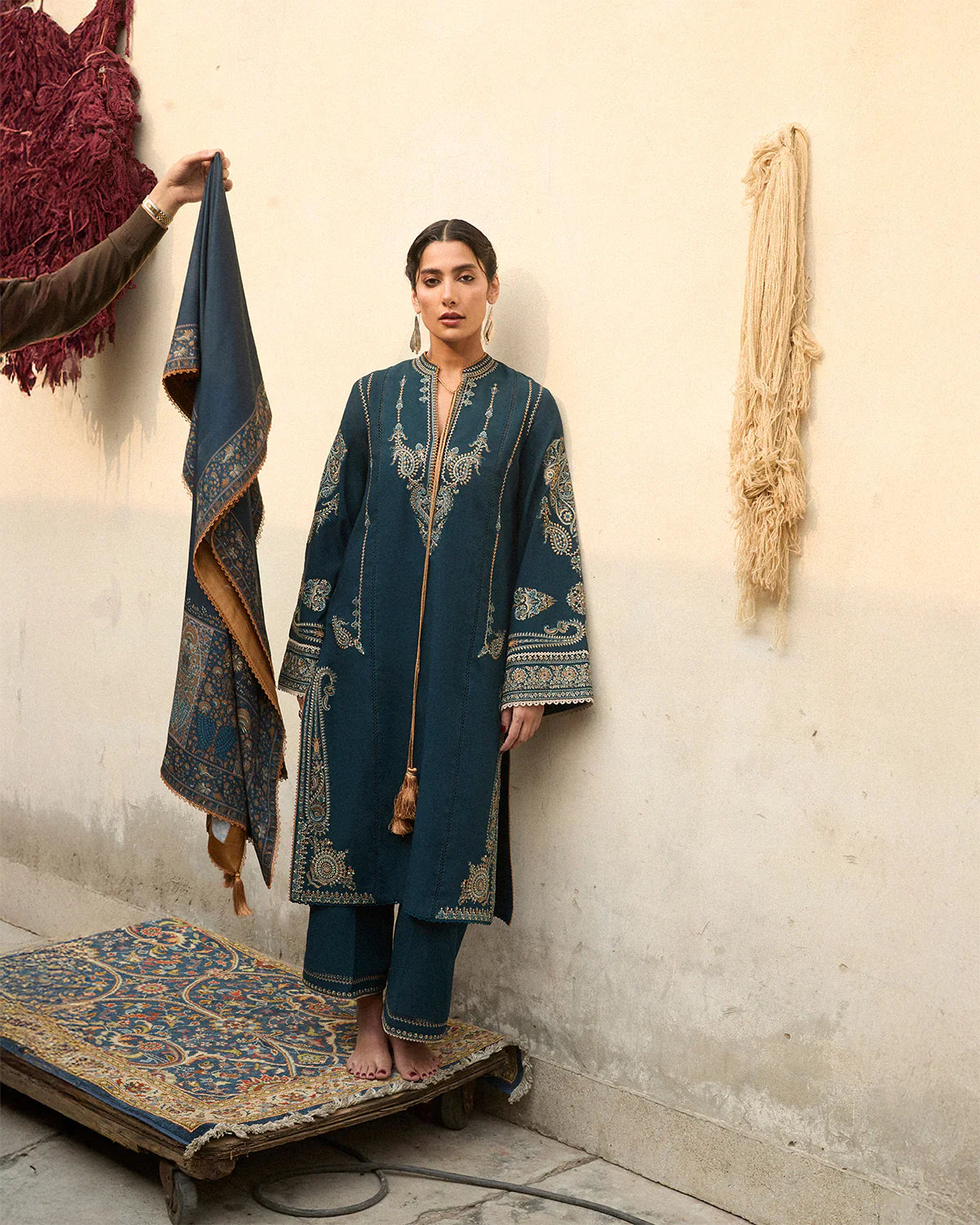 Its 3 Piece Unstitched Embroidered Lawn Dress IR-06